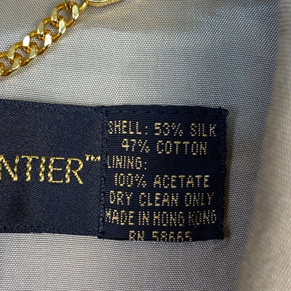 NWT Classiques Entier L SILK Flax Tan Blazer Coastal Heritage Luxe Nordstrom - Picture 4 of 13